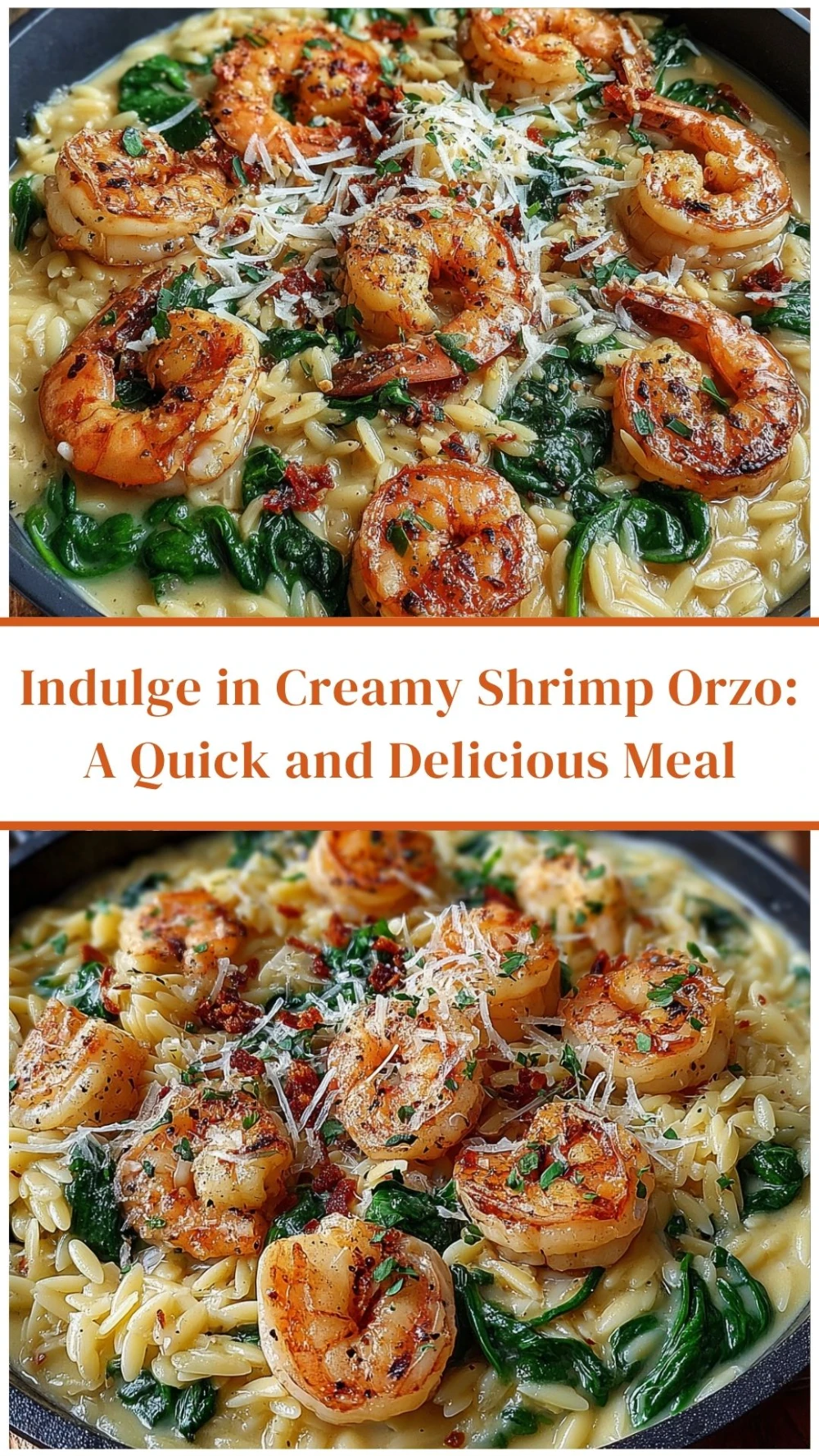 Creamy Shrimp Orzo