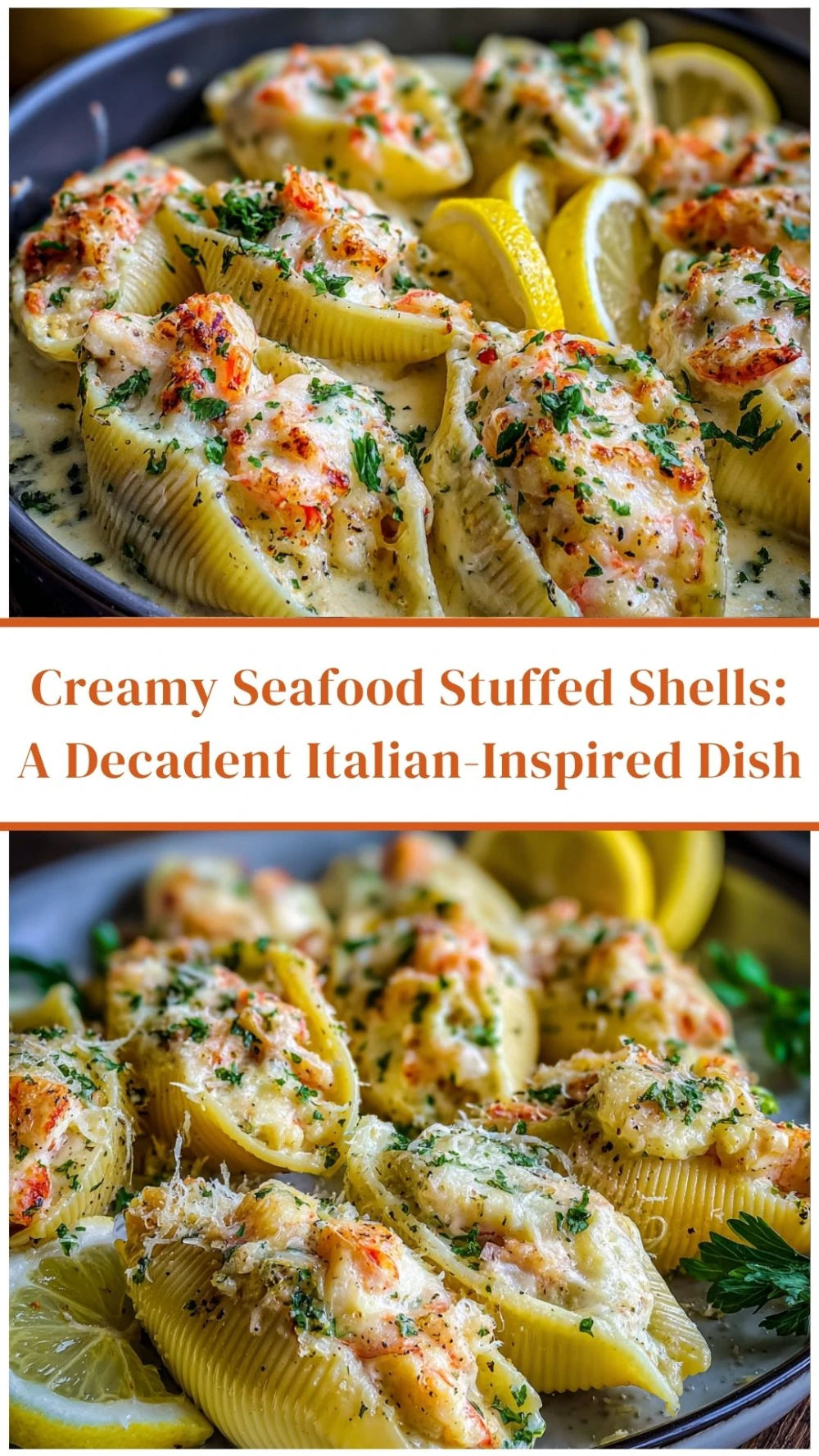 Creamy Seafood Stuffed Shells: A Decadent Italian-Inspired Dish