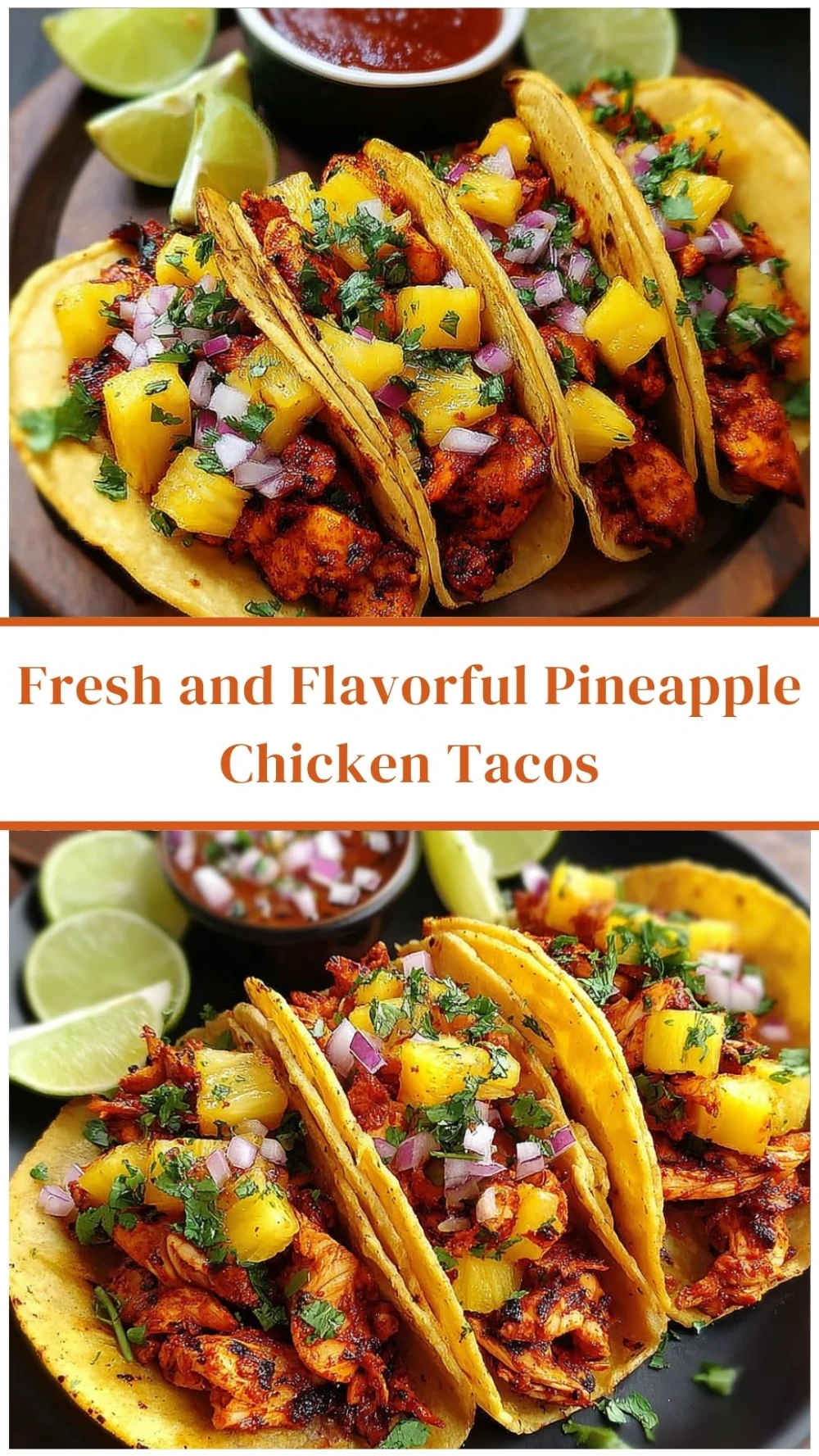 Fresh and Flavorful Pineapple Chicken Tacos