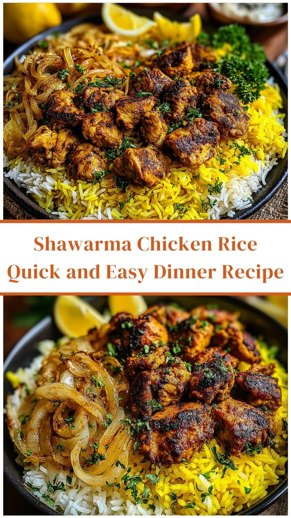 Quick & Easy Shawarma Chicken Rice
