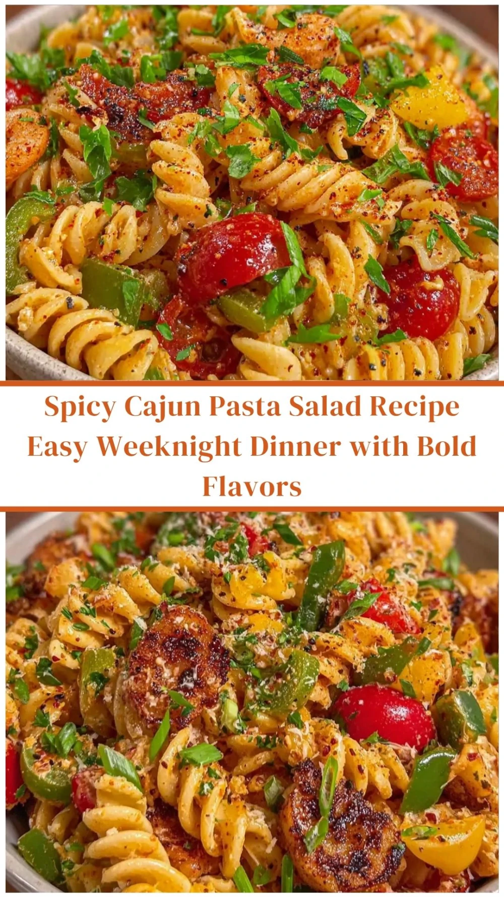 Spicy Cajun Pasta Salad