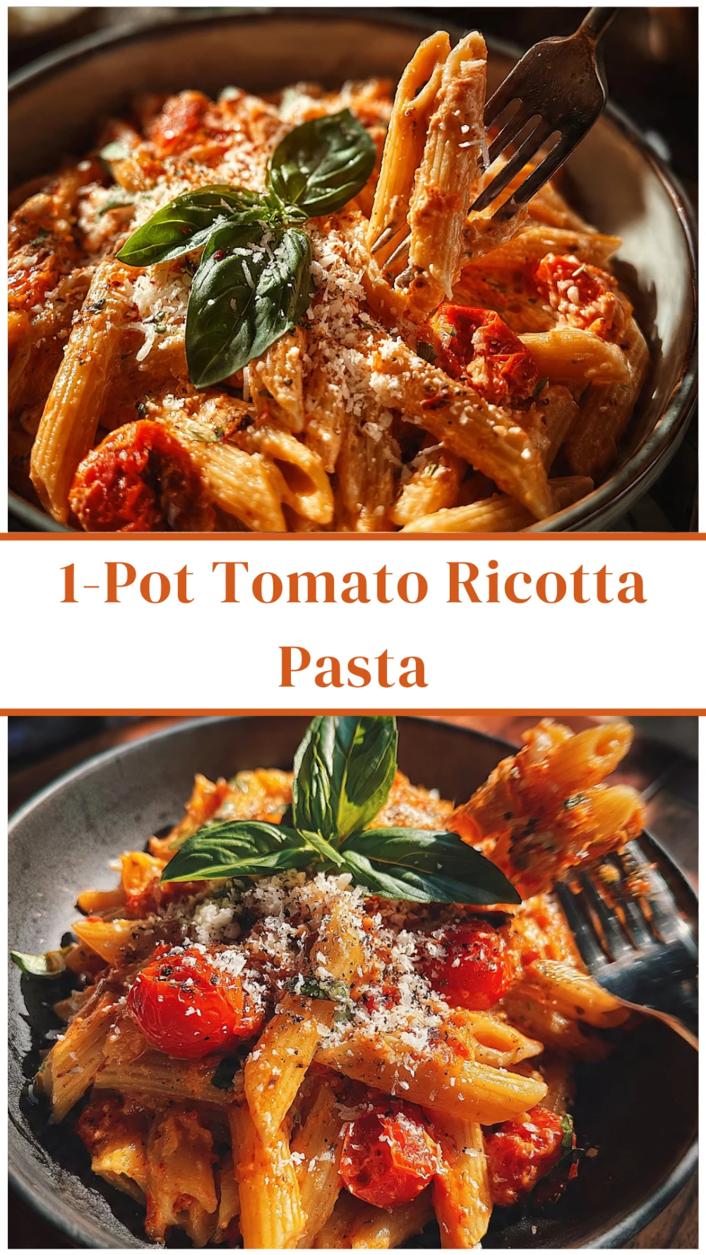 1-Pot Tomato Ricotta Pasta