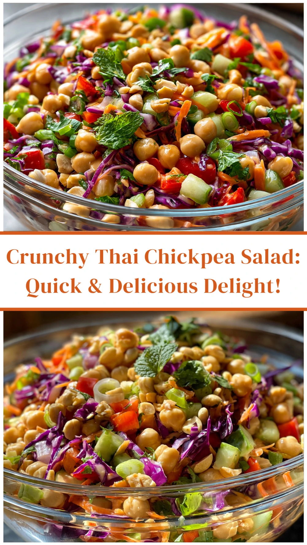 Crunchy Thai Chickpea Salad: Quick & Delicious Delight!