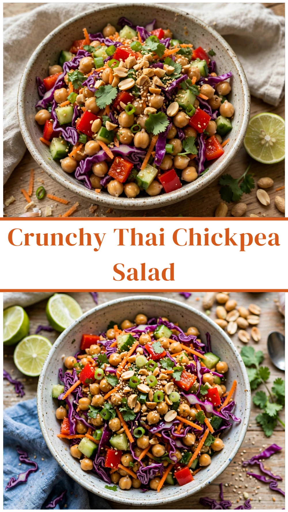 Crunchy Thai Chickpea Salad