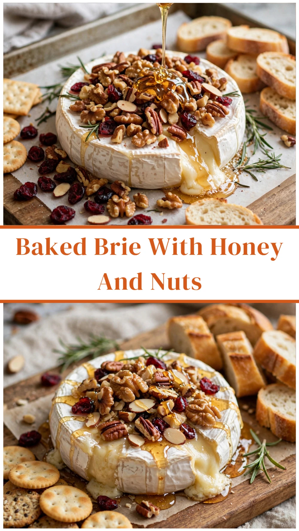 Baked Brie With Honey And Nuts