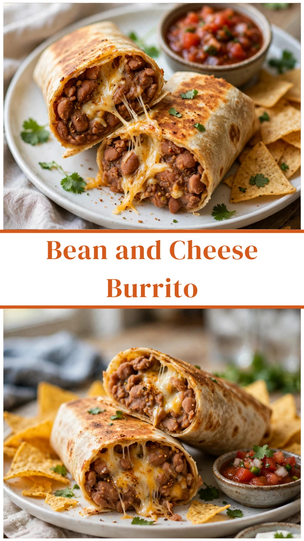 Classic Bean and Cheese Burritos