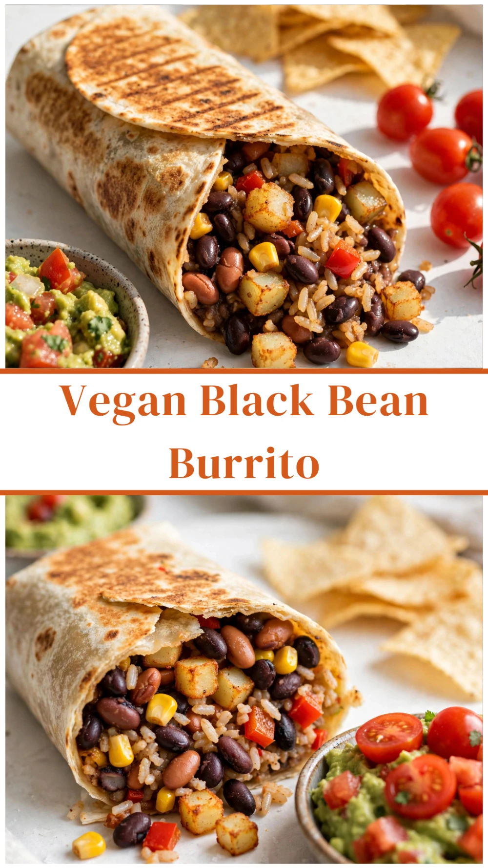 Hearty Vegan Black Bean Burritos