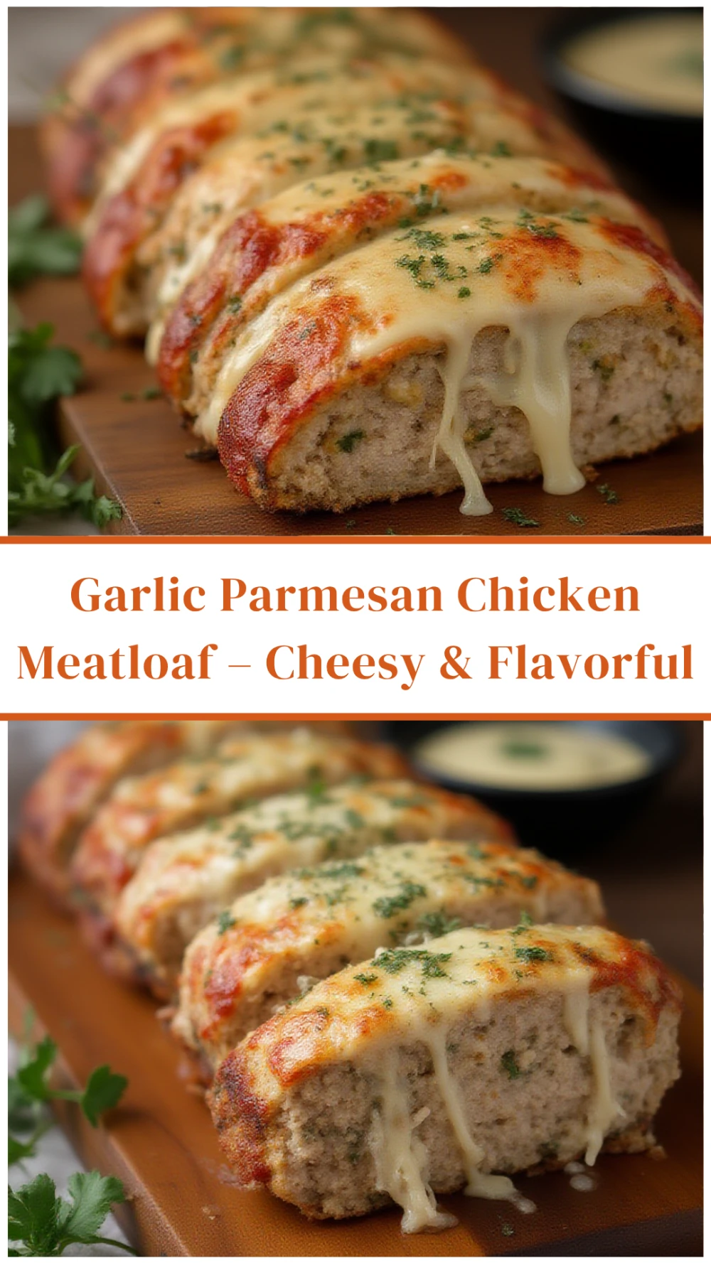 Garlic Parmesan Chicken Meatloaf – Cheesy & Flavorful