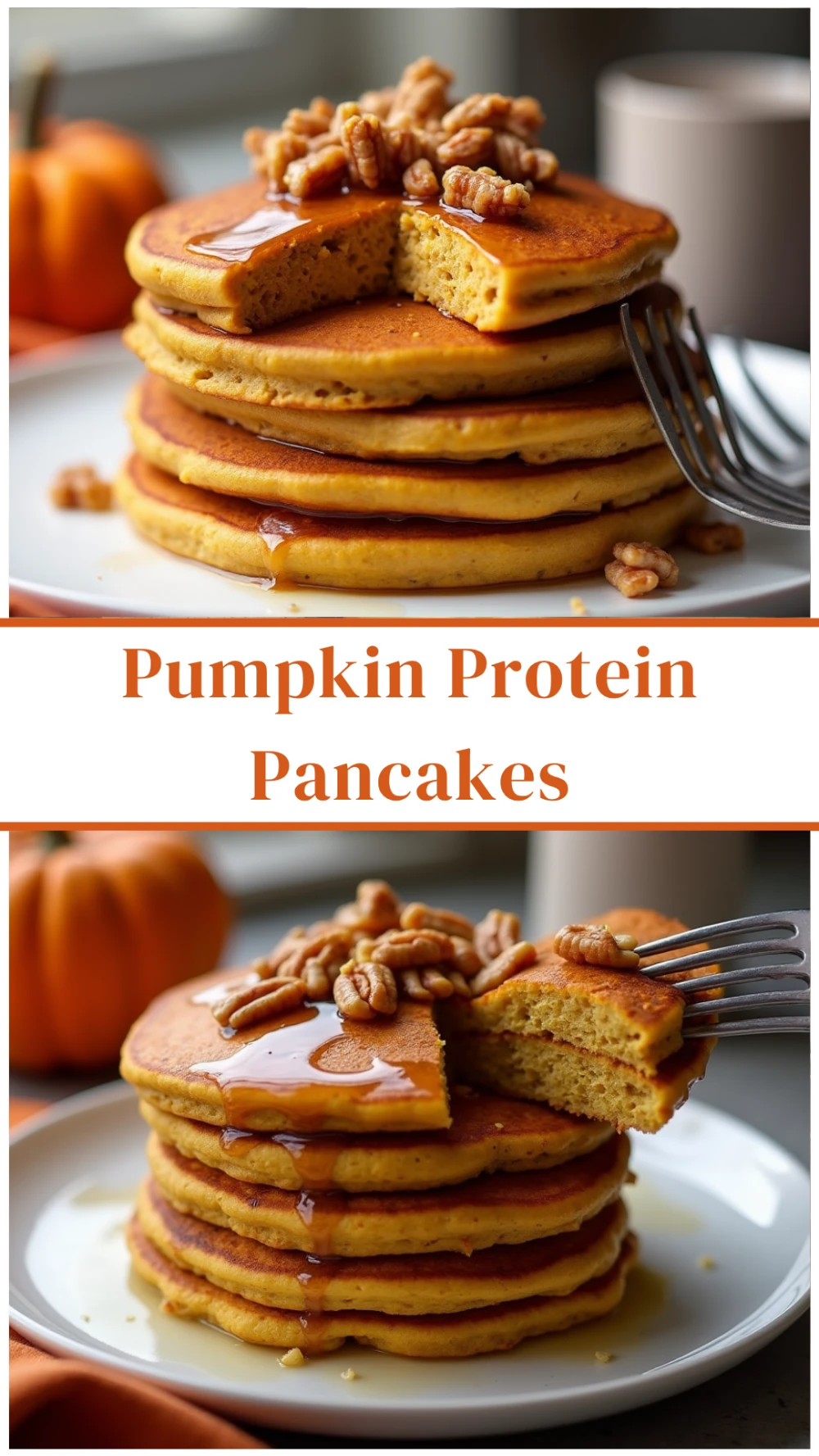 Pumpkin Protein Pancakes
