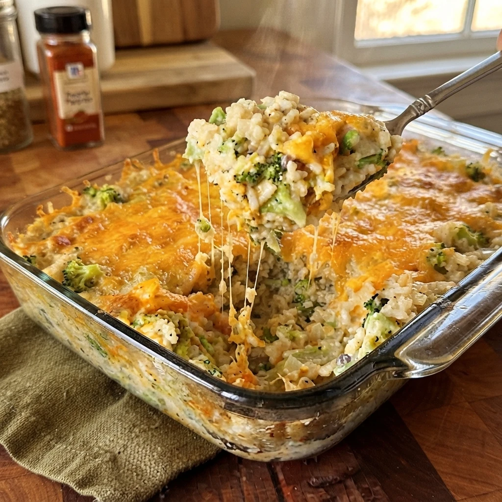 Making broccoli rice casserole 20260918004501